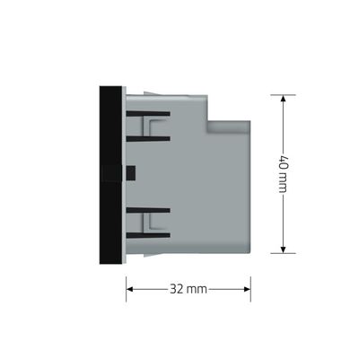 Механізм розетка USB Type-C з блоком живлення 45W Livolo