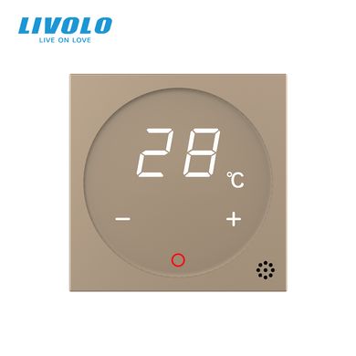 Механізм Терморегулятор з вбудованим датчиком температури Сухий контакт для котлів Livolo
