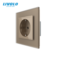 Розетка з заземленням Livolo