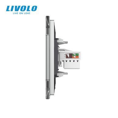 Computer and TV socket Livolo