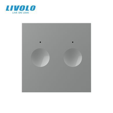 Сенсорный выключатель LIVOLO Sense, 2 сенсора, модуль без рамки, 5 А, 230 В, без нейтрали