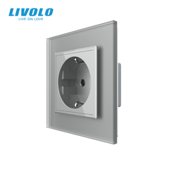 Розетка з заземленням Livolo