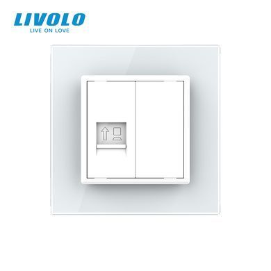 Розетка компьютерная RJ-45 Livolo