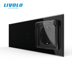Сенсорный диммер LIVOLO с розеткой