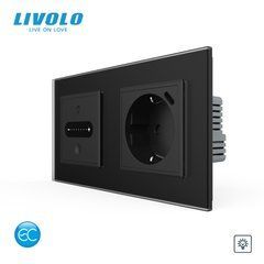 Сенсорний димер LIVOLO з розеткою