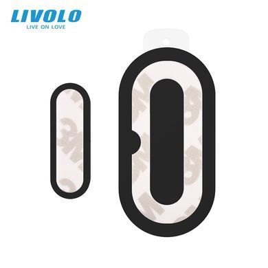 Бездротовий датчик відкриття дверей/вікон ZigBee Livolo чорний (VL-XM001)