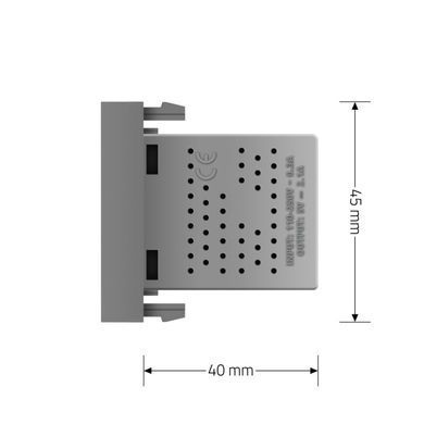 Double USB-A socket module Livolo