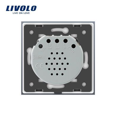 Розумний сенсорний прохідний/перехресний ZigBee вимикач 1 сенсор Livolo
