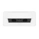 LIVOLO built-in desktop socket block, earthed mains sockets, universal 2-in-1 socket, USB-A 10 W, white, aluminium, 265 &times; 118 &times; 70 mm, smooth opening