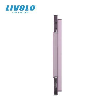Рамка 5-постова LIVOLO, загартоване скло