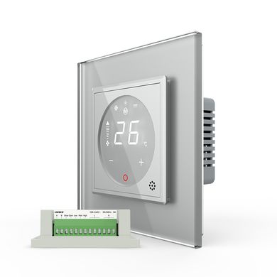Touch screen Thermostat for Fan Coil Livolo