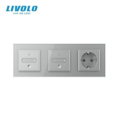 Сенсорный диммер LIVOLO с розеткой