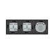 Touch dimmer LIVOLO, 2 gangs + 2 sockets, 16 A, earthed