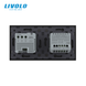 LIVOLO touch thermostat for electric underfloor heating + 1-gang touch switch