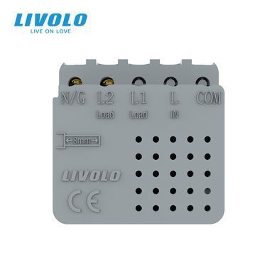Механізм розетка USB-A та USB-C з Power Delivery 36W Livolo