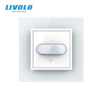 Датчик присутствия и движения с Сенсорным выключателем Livolo