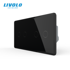 Сенсорний вимикач 4 сенсори Livolo