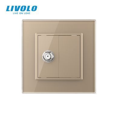 Розетка спутниковая SAT Livolo