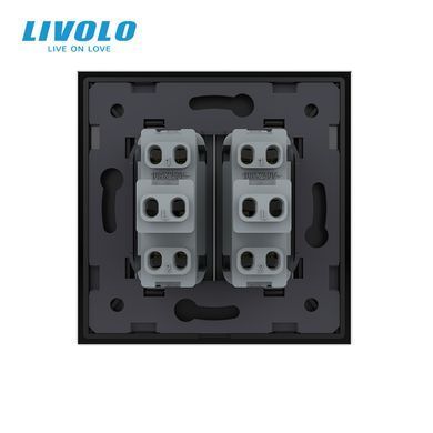 Прохідний вимикач LIVOLO, 2 клавіші