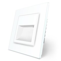 Светильник для лестниц подсветка пола Livolo белый стекло (722800611)