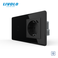 Сенсорний димер LIVOLO з розеткою