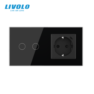 Сенсорний вимикач LIVOLO з розеткою