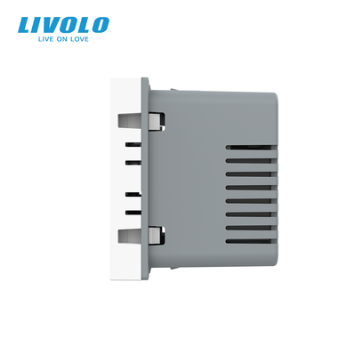 Wi-Fi терморегулятор сенсорний для електричної теплої підлоги LIVOLO, модуль без рамки
