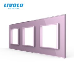 Triple frame for socket Livolo