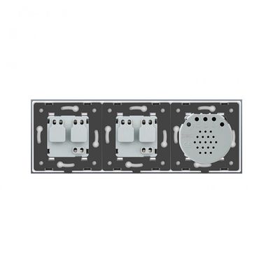 Touch dimmer switch 2 gang 2 sockets Livolo