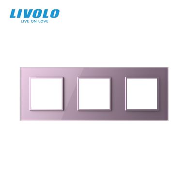 Triple frame for socket Livolo