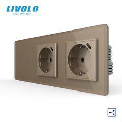 Сенсорний вимикач LIVOLO з розеткою