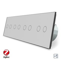 Smart ZigBee touch switch 8 gang 2 way Livolo