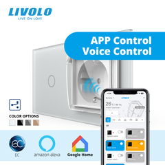 Сенсорный выключатель LIVOLO с розеткой