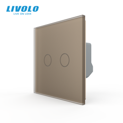 Сенсорный выключатель 2 сенсора Livolo