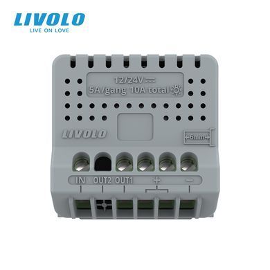 Touch switch reset function 12/24 volt 1 gang module Livolo