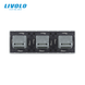Touch light switch LIVOLO, 6 gangs (2-2-2)