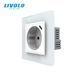 Wall power socket with USB-C Power Delivery Livolo