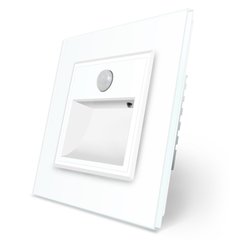 Светильник для лестниц подсветка пола с датчиком движения белый стекло Livolo (722800511)