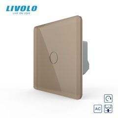 Сенсорна кнопка 1 сенсор Сухий контакт Livolo