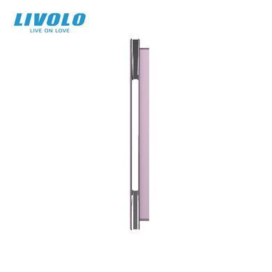 2-Gang Frame for Two 1-Touch Switches (1-1) LIVOLO tempered glass
