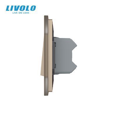 Двоклавішний перехресний вимикач Livolo