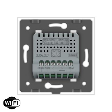 Умный сенсорный Wi-Fi проходной/перекрестный выключатель 2 сенсора Livolo