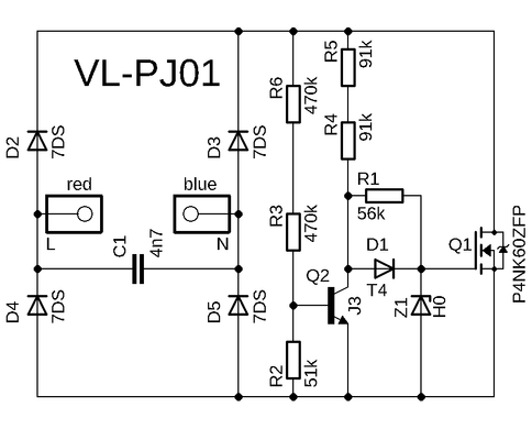 LED адаптер байпас конденсатор Livolo