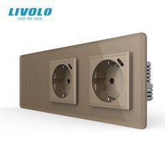 Сенсорний вимикач LIVOLO з розеткою