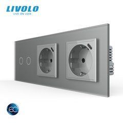Сенсорний вимикач LIVOLO з розеткою