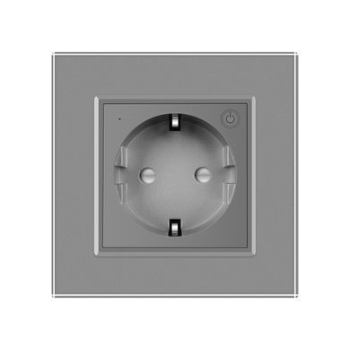 Розумна розетка ZigBee з заземленням Livolo