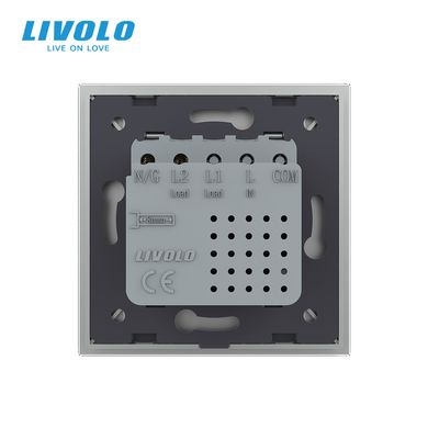 Розетка USB-A та USB-C 36W Livolo
