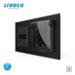 Сенсорний димер LIVOLO з розеткою