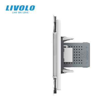 Подвійна електрична розетка LIVOLO