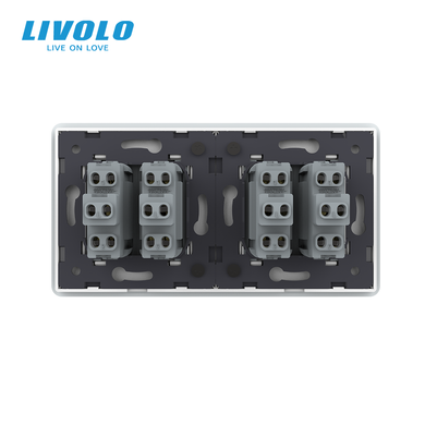 Mechanical switch 4 gang Livolo